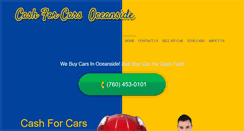 Desktop Screenshot of cashforcarsoceanside.com